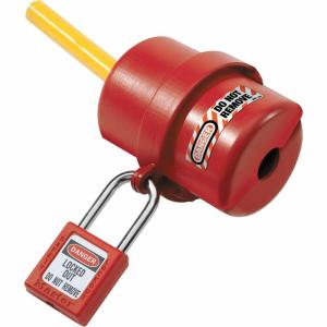 Master Lock 488 Lockout Tagout Electrical Plug Lockout, 220-550 Volts(small for 120 – 240 volt.)