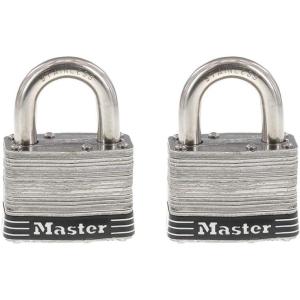 Master Lock 5SST Stainless Steel Outdoor Padlock with Key, 2 Pack Keyed-Alike(2 Pack  Keyed-Alike)