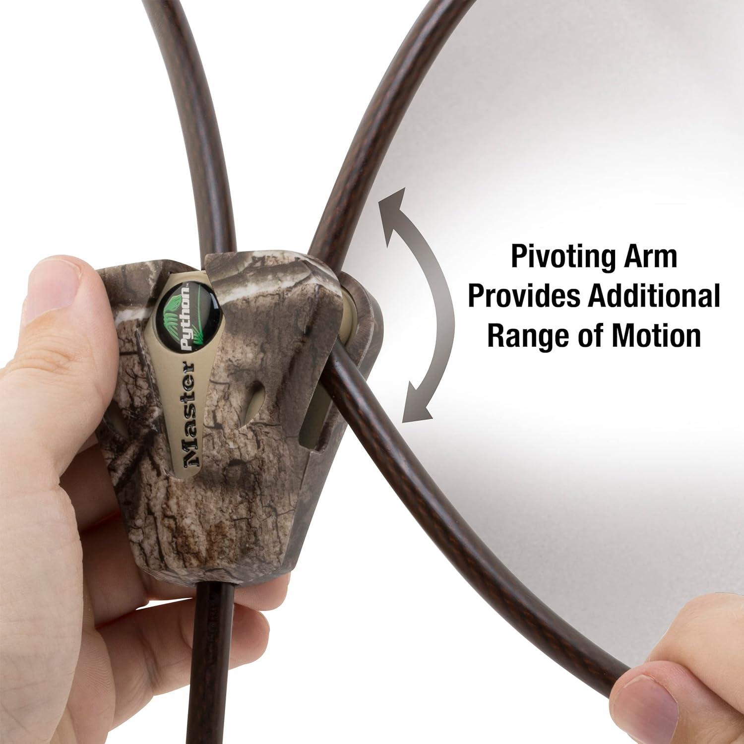 imageMaster Lock Cable Lock Python Adjustable Keyed Cable Lock 6 ft Long Cable 2 Pack Mossy Oak Country DNA Camouflage