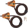 Master Lock Cable Lock, Python Adjustable Keyed Cable Lock, 6 ft. Long Cable, 2 Pack Mossy Oak Blaze Camouflage