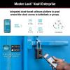 Master Lock Black Outdoor Bluetooth Smart Padlock with Keypad, Smart Locks for Tools, Gates, Sheds, 2-7/32 inches Wide, 4401LHEC(Outdoor Padlock)