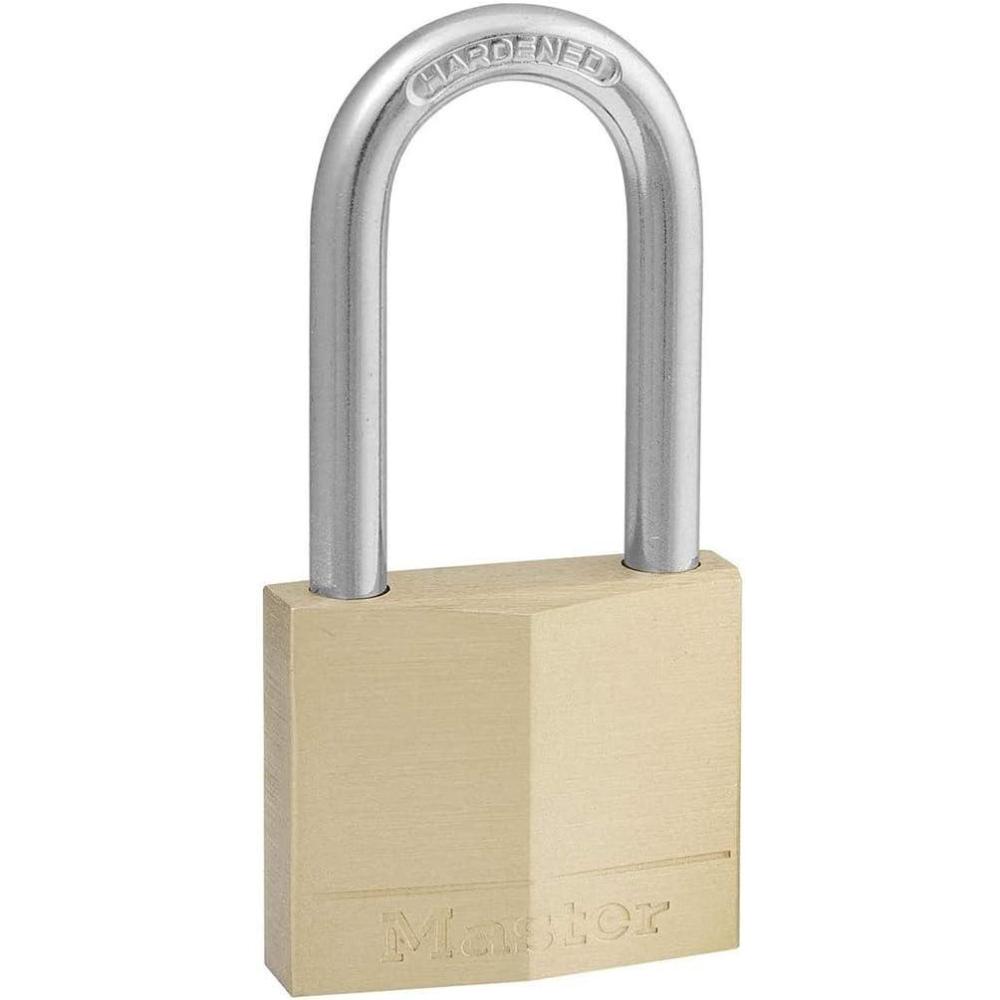 image:imageMaster Lock 140DLH Padlock 1 Pack BronzeSilverLong Shackle