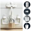 Master Lock 140DLH Padlock, 1 Pack, Bronze/Silver(Long Shackle)