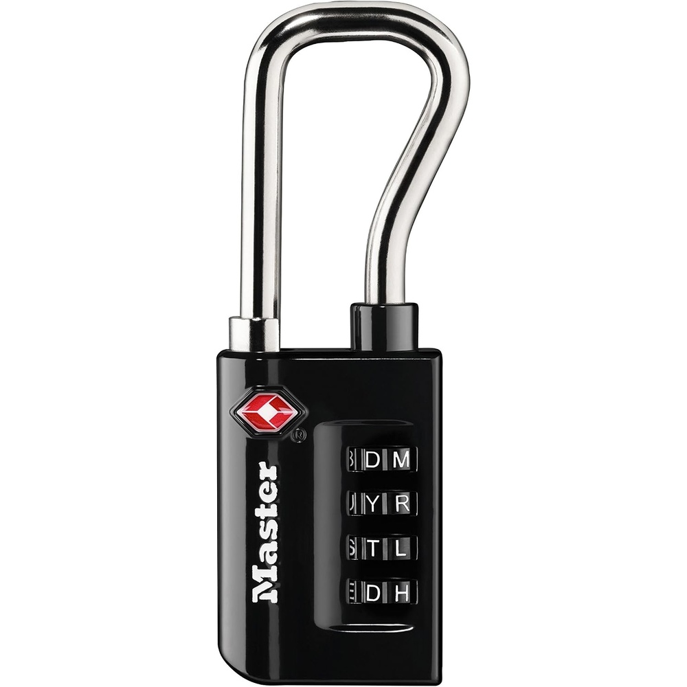 image:imageMaster Lock 4696DWD Set Your Own Word Combination TSA Approved Luggage Lock 1 PackWord 1 Pack
