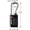 Master Lock 4696DWD Set Your Own Word Combination TSA Approved Luggage Lock, 1 Pack(Word 1 Pack)