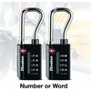 Master Lock 4696DWD Set Your Own Word Combination TSA Approved Luggage Lock, 1 Pack(Word 2 Pack)